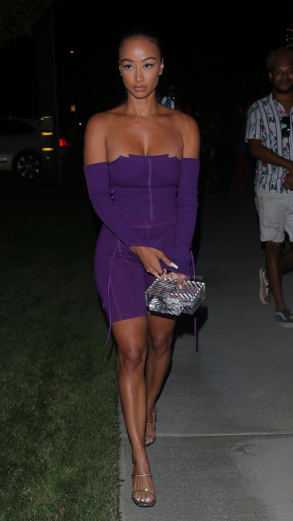 Draya Michele Shows Off Her Curvy Figure While Leaving a Party in Encino (20 Photos)