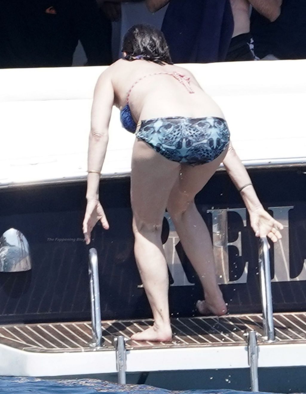 Gina Gershon is Pictured in a Bikini on a Boat (47 Photos)