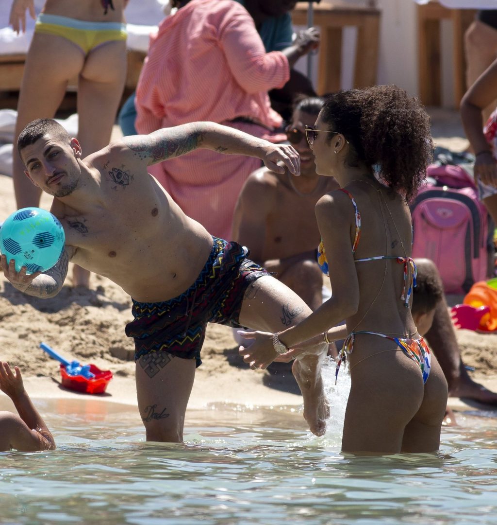 Jessica Aidi &amp; Marco Verratti Enjoy Their Honeymoon in Ibiza (50 Photos)