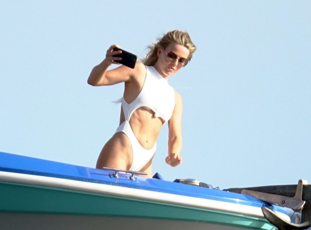 Julianne Hough Shows Off Her Toned Body in a White Bikini (28 Photos)
