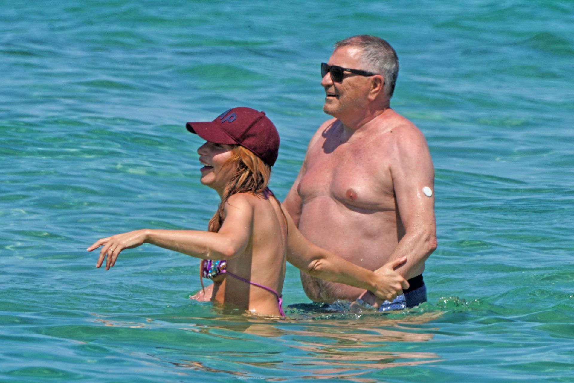 Lola Marois And Jean Marie Bigard Are Seen Swimming In Saint Tropez 19 Photos Thefappening