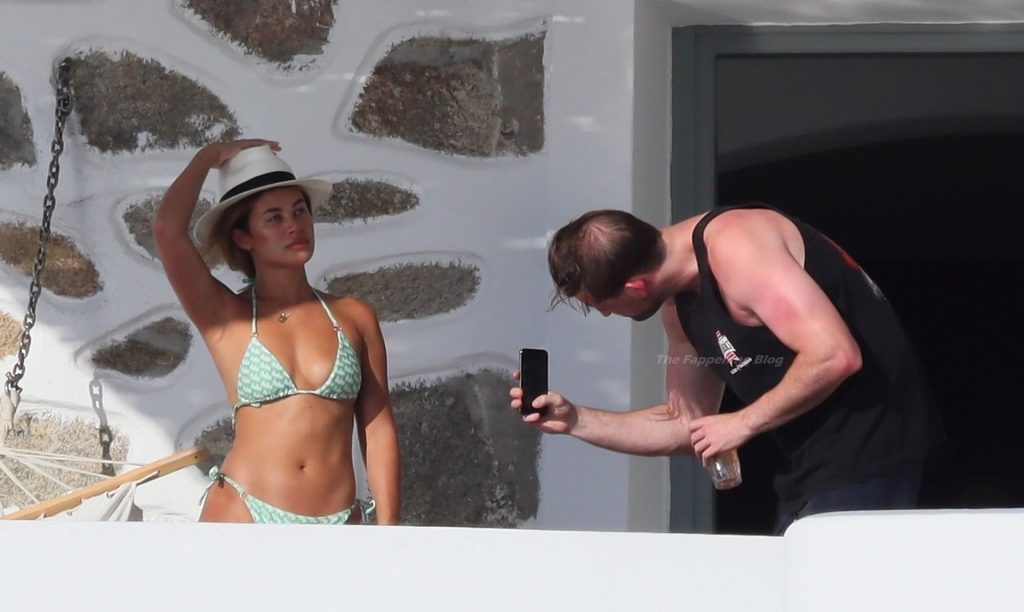 Montana Brown Dons Her Green Bikini on Holiday in Mykonos (53 Photos)