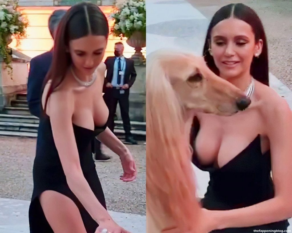 Nina Dobrev Shows Off Her Deep Cleavage at the 27th amfAR Gala in Cannes (71 Photos + Video) [Updated]