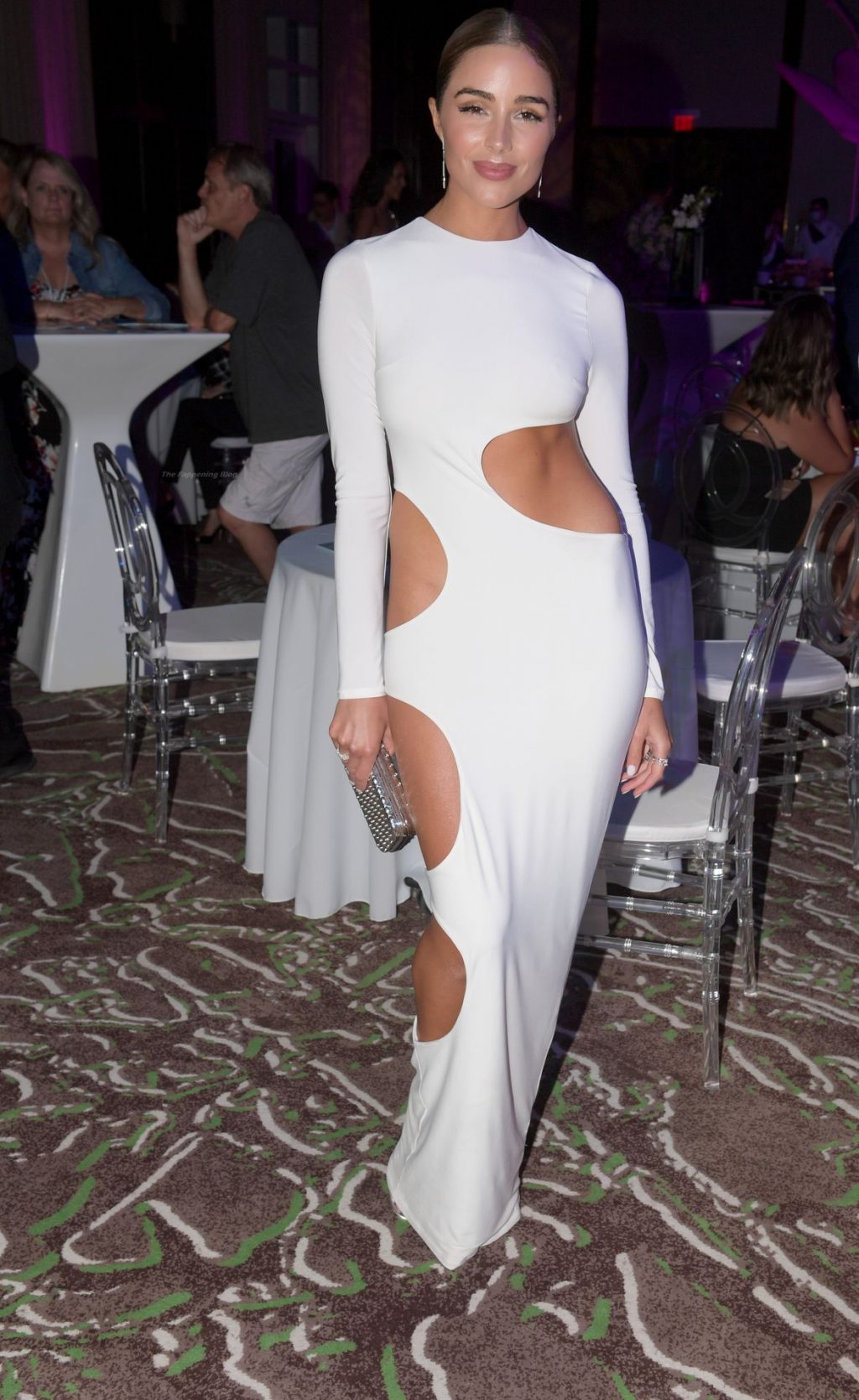 Olivia Culpo Stuns in a White Dress Without Underwear (59 Photos)