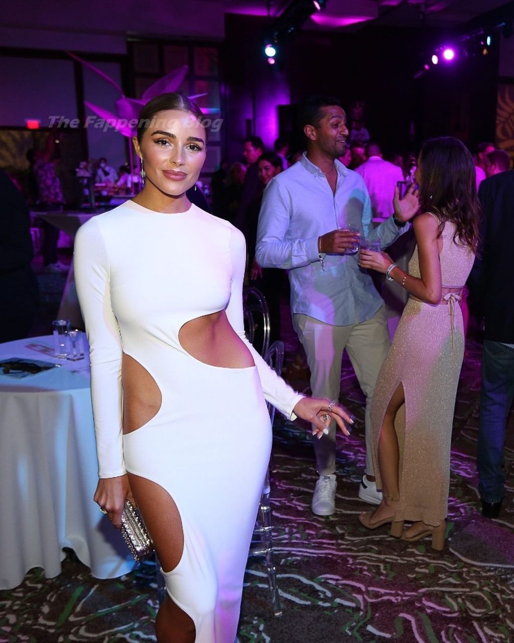 Olivia Culpo Stuns in a White Dress Without Underwear (59 Photos)