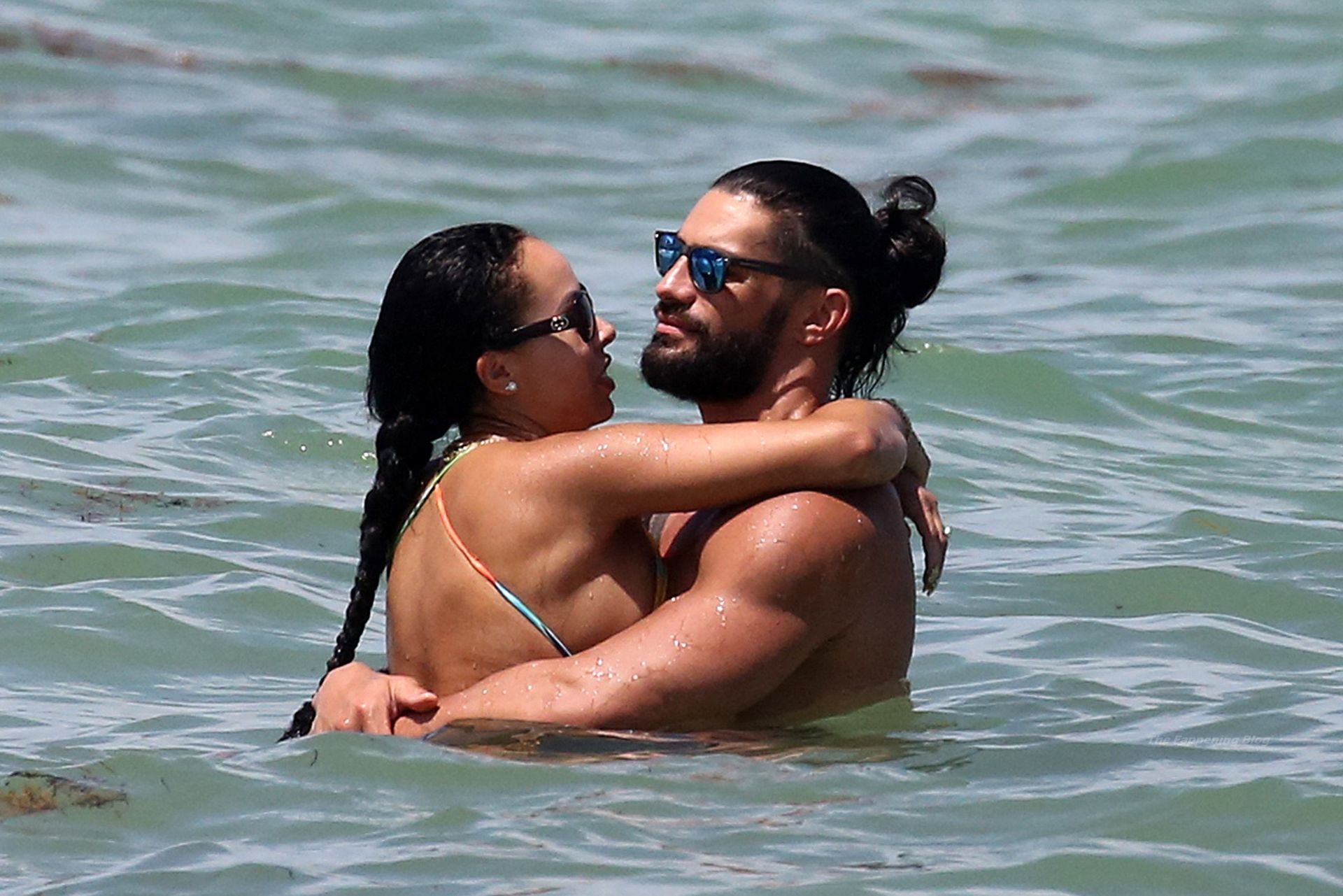 Roman Reigns And Galina Becker Hit The Beach In Miami 18 Photos Thefappening 