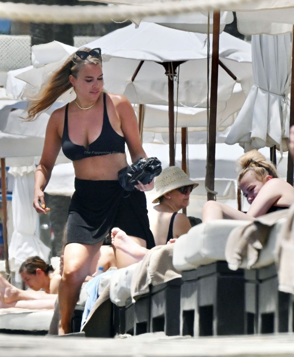 Sara Sieppi Shows Off Her Beach Body in a Black Bikini on Her Holiday in Spain (69 Photos)