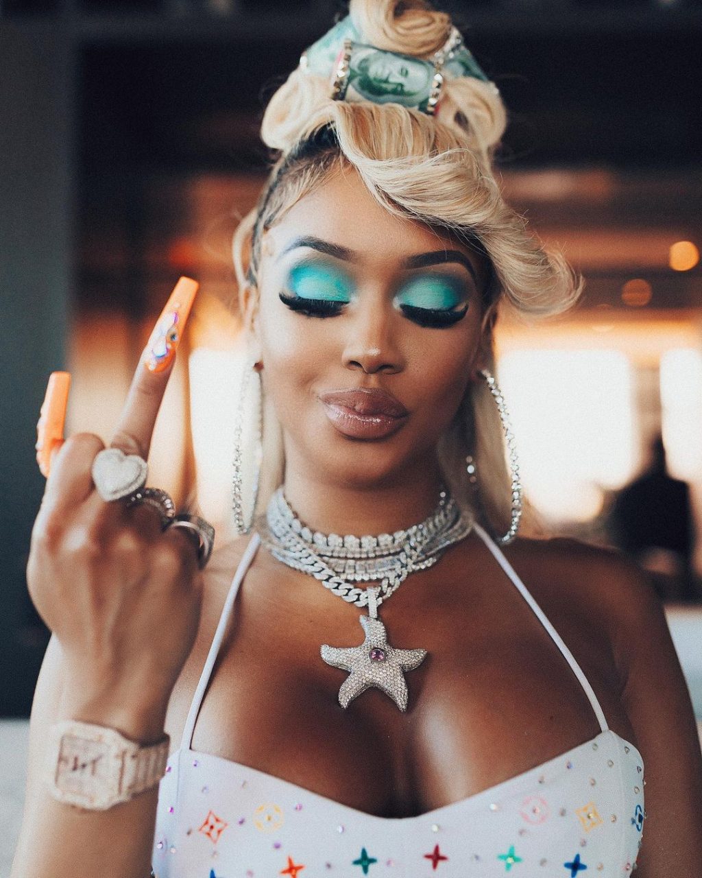 Saweetie Steps Out in Louis Vuitton For Her “Freaknik” Birthday Party in LA (33 Photos + Video)
