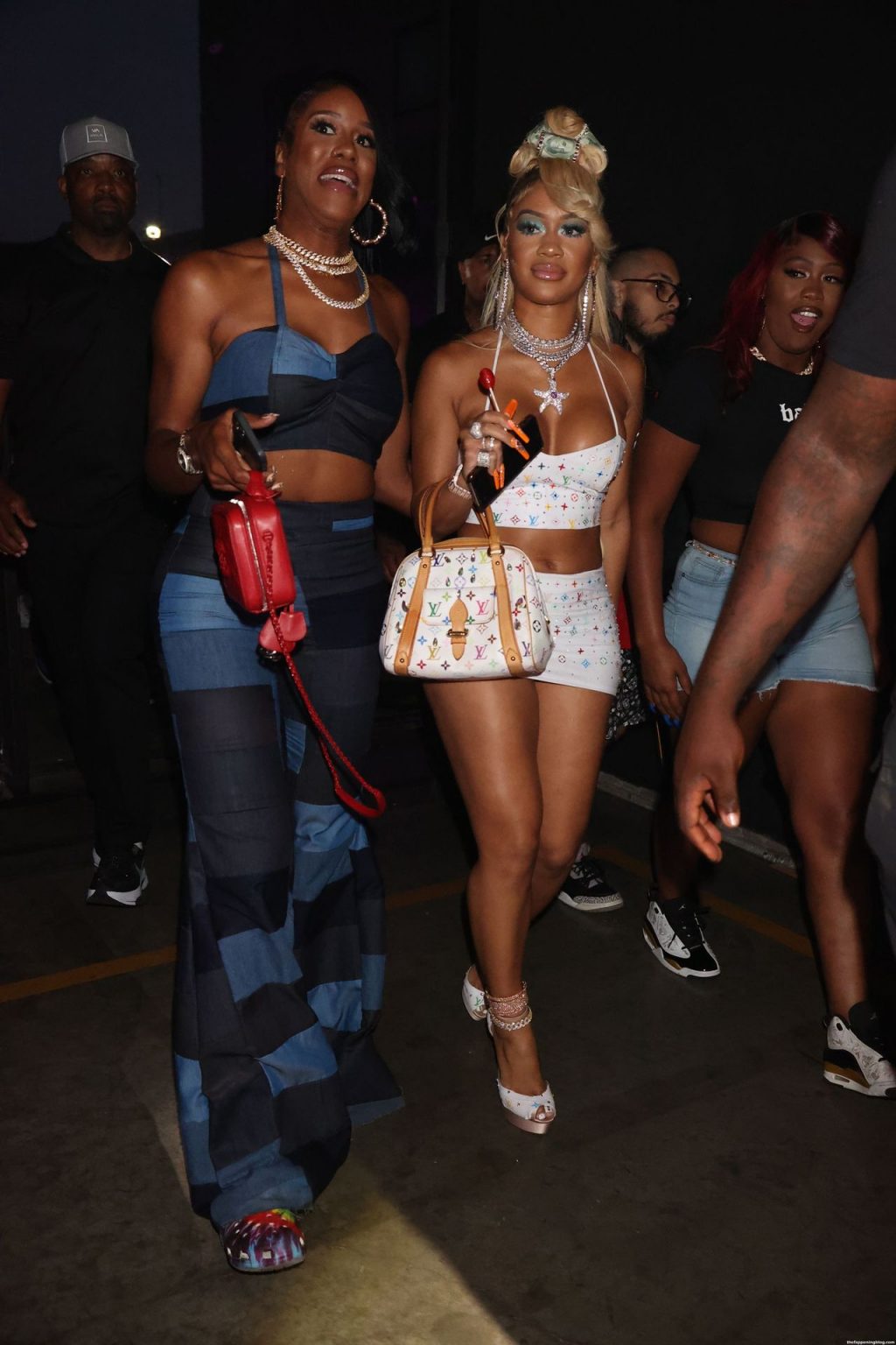 Saweetie Steps Out in Louis Vuitton For Her “Freaknik” Birthday Party in LA (58 Photos + Video) [Updated]