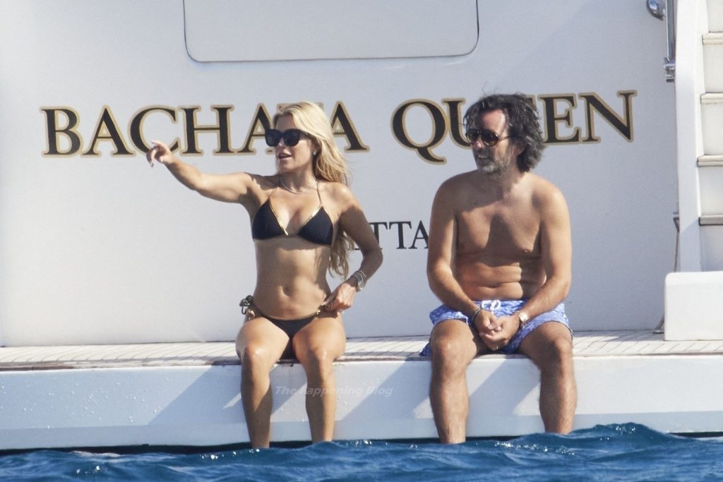 Sylvie Meis and Her Husband Niclas Castello Soak Up the Sun on a Yacht in Saint-Tropez (10 Photos)