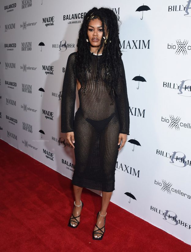 Teyana Taylor Shows Off Her Tits And Butt At The Maxim Hot 100 Event 50 Photos Thefappening