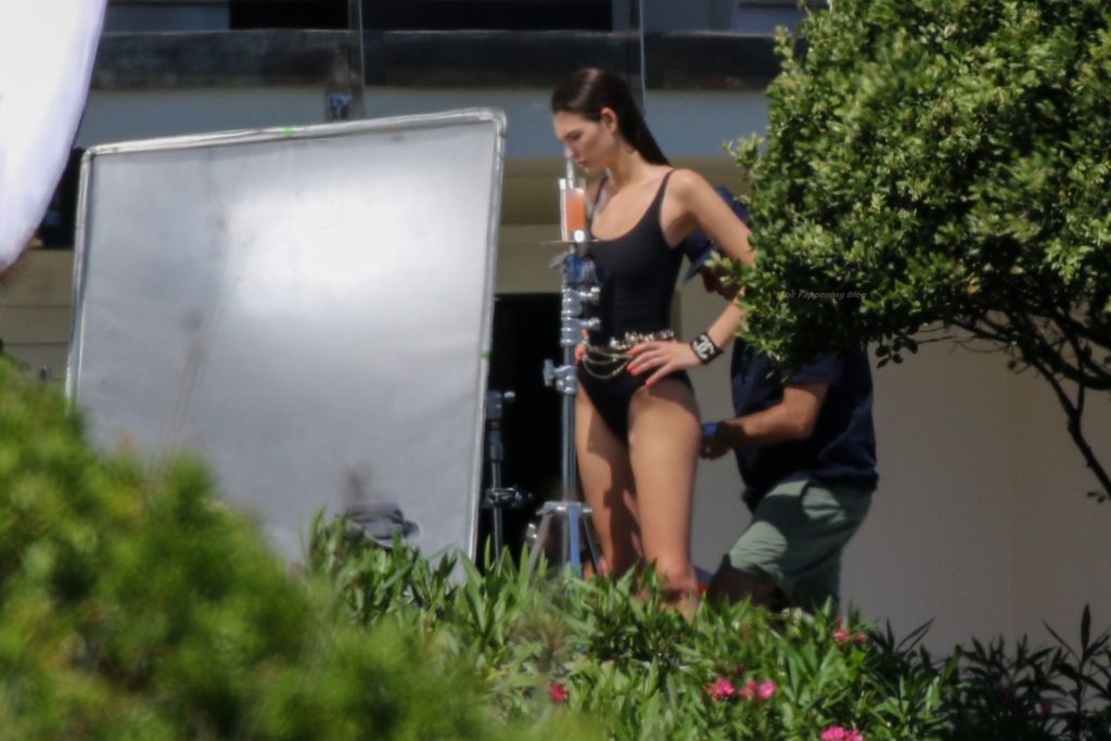 Vittoria Ceretti is Pictured During a Shooting in Saint-Tropez (47 Photos)