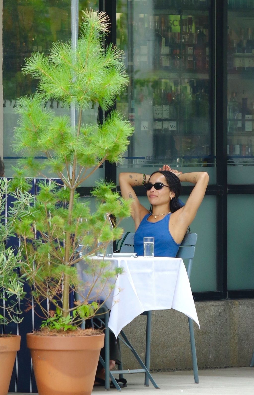 Zoe Kravitz Goes Bra-Free For Lunch in NYC (16 Photos)