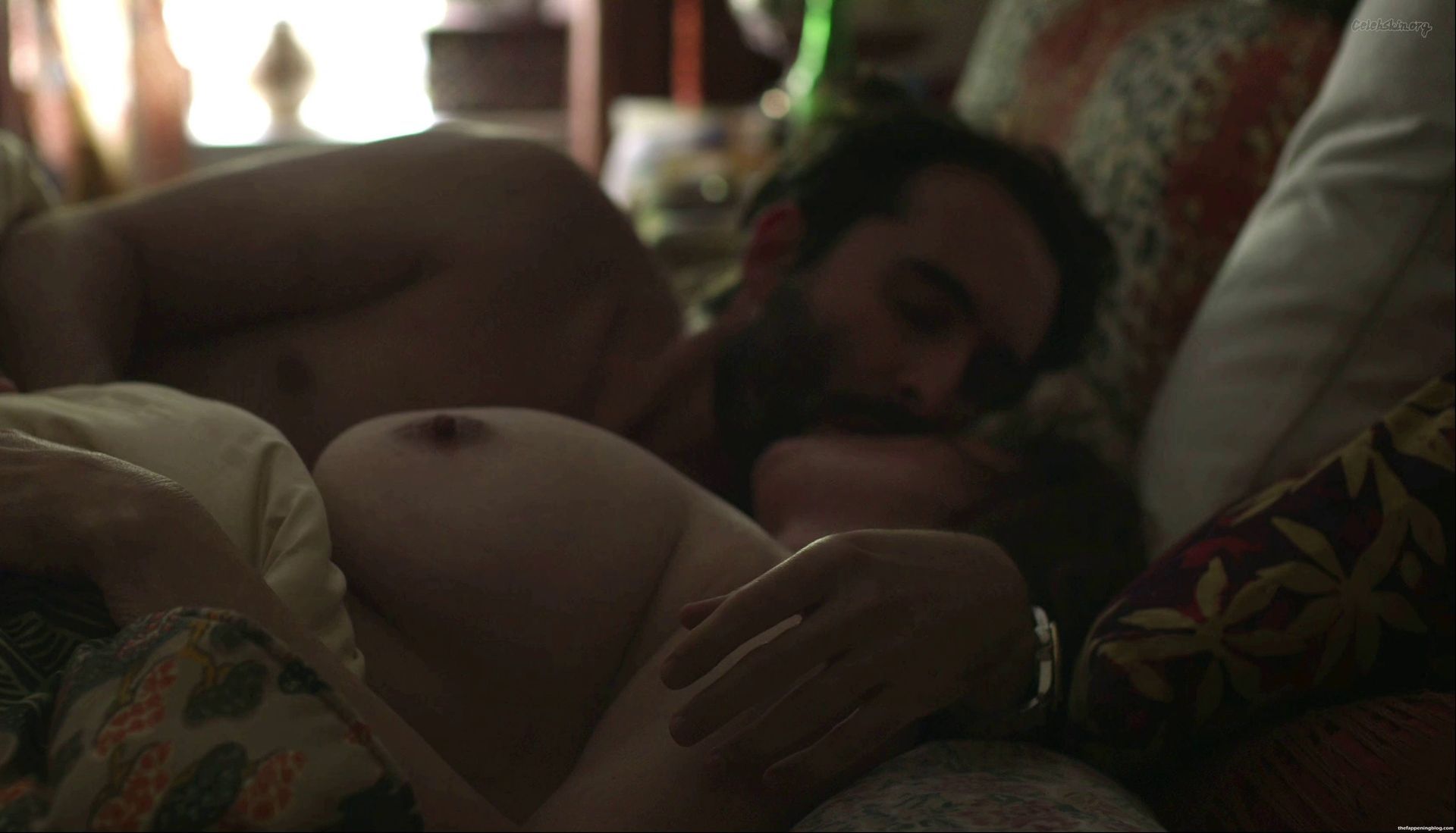 Transparent nude scene