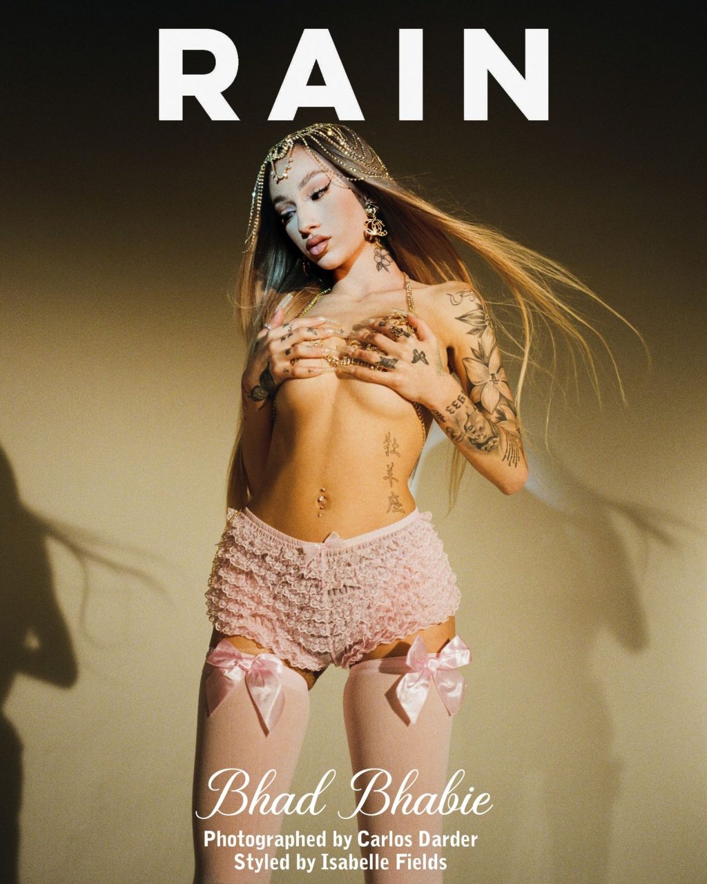 Bhad Bhabie Sexy &amp; Topless – RAIN Magazine (8 Photos)