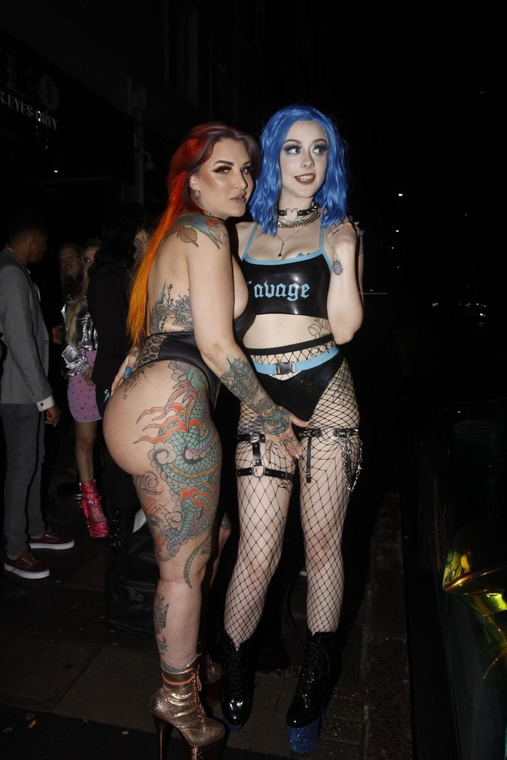 Alessa Savage &amp; Alexxa Vice Attend The ‘It’s Party Time’ in London (37 Photos)