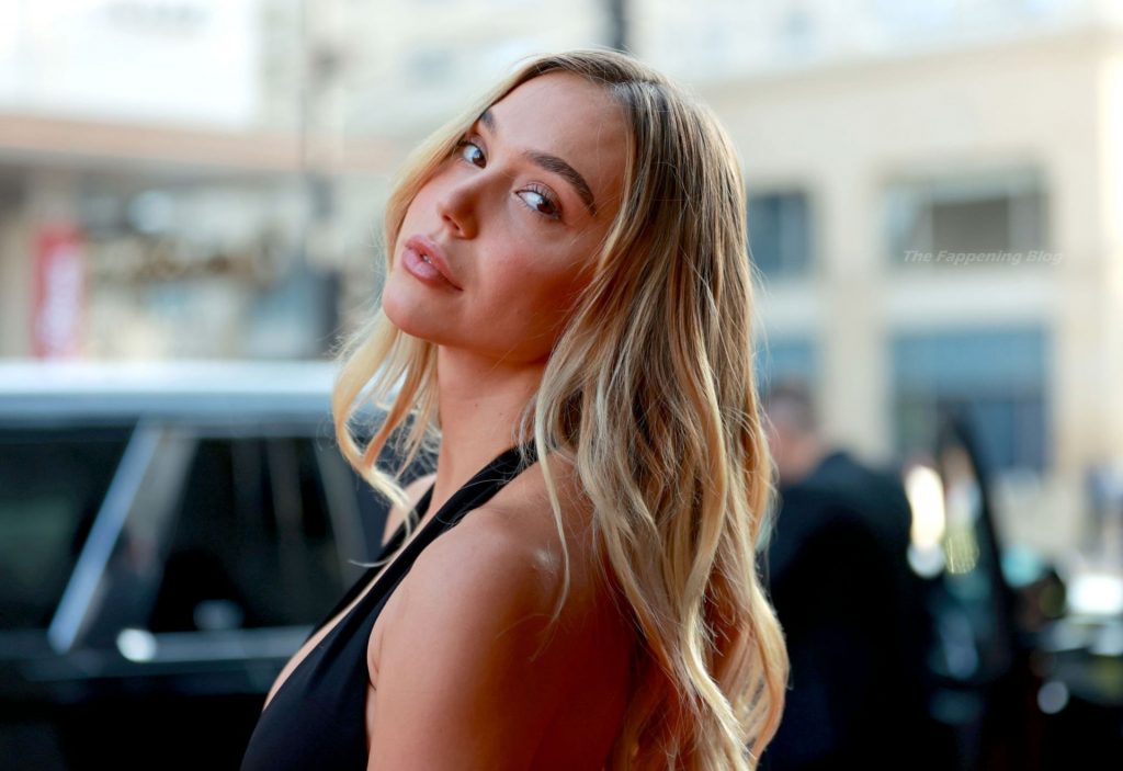 Alexis Ren Poses on the Red Carpet at the “Reminiscence” Premiere in LA (19 Photos)