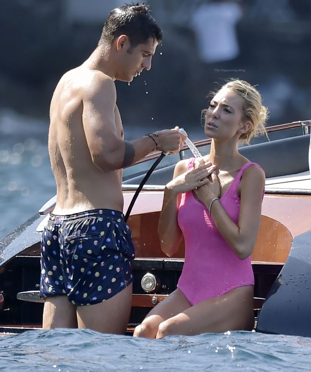 Alice Campello &amp; Alvaro Morata Enjoy Their Romantic Sunshine Break in Portofino (53 Photos)