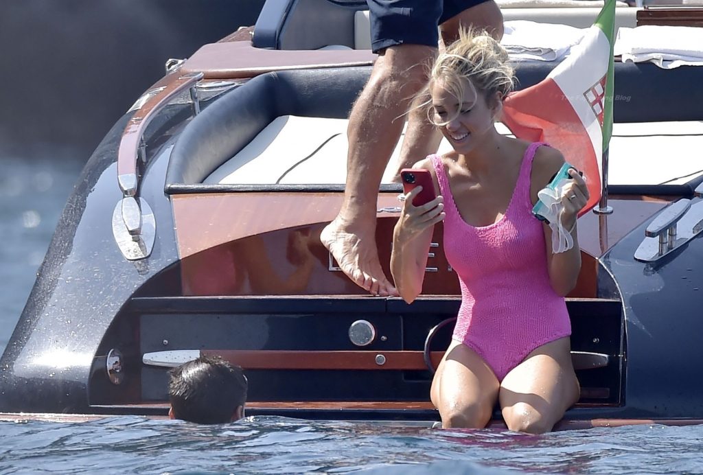 Alice Campello &amp; Alvaro Morata Enjoy Their Romantic Sunshine Break in Portofino (53 Photos)