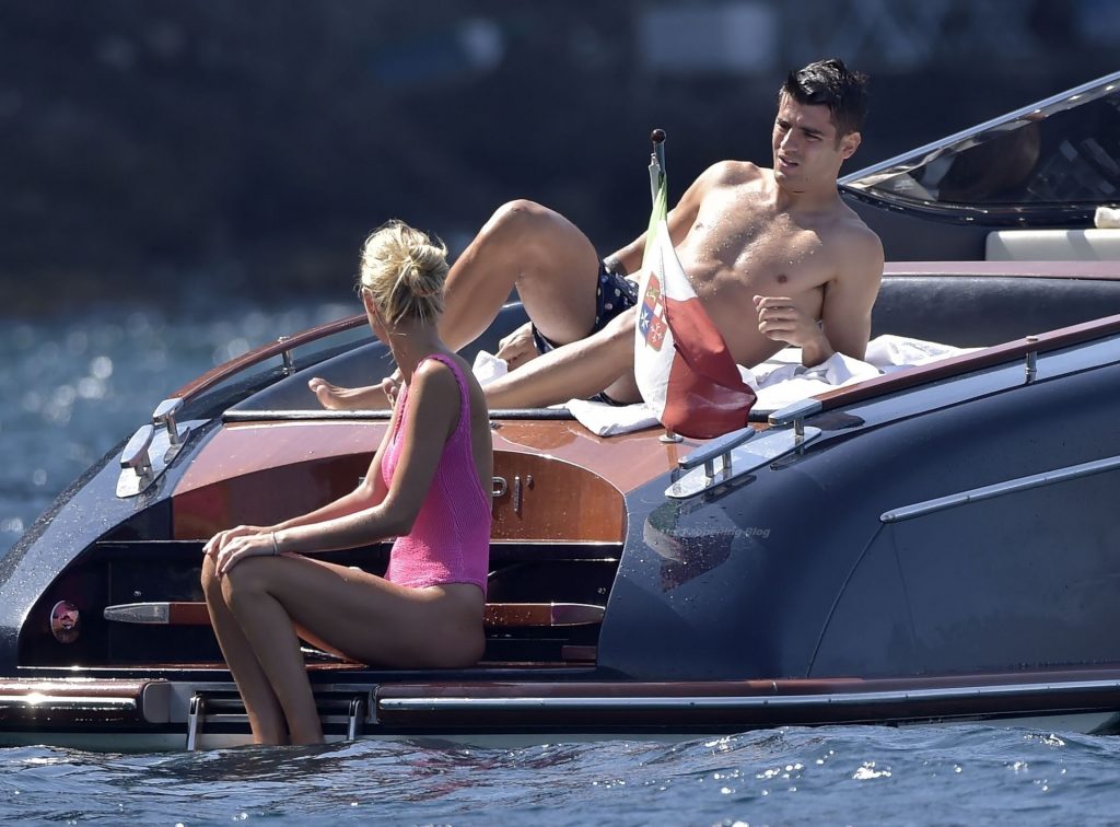 Alice Campello &amp; Alvaro Morata Enjoy Their Romantic Sunshine Break in Portofino (53 Photos)