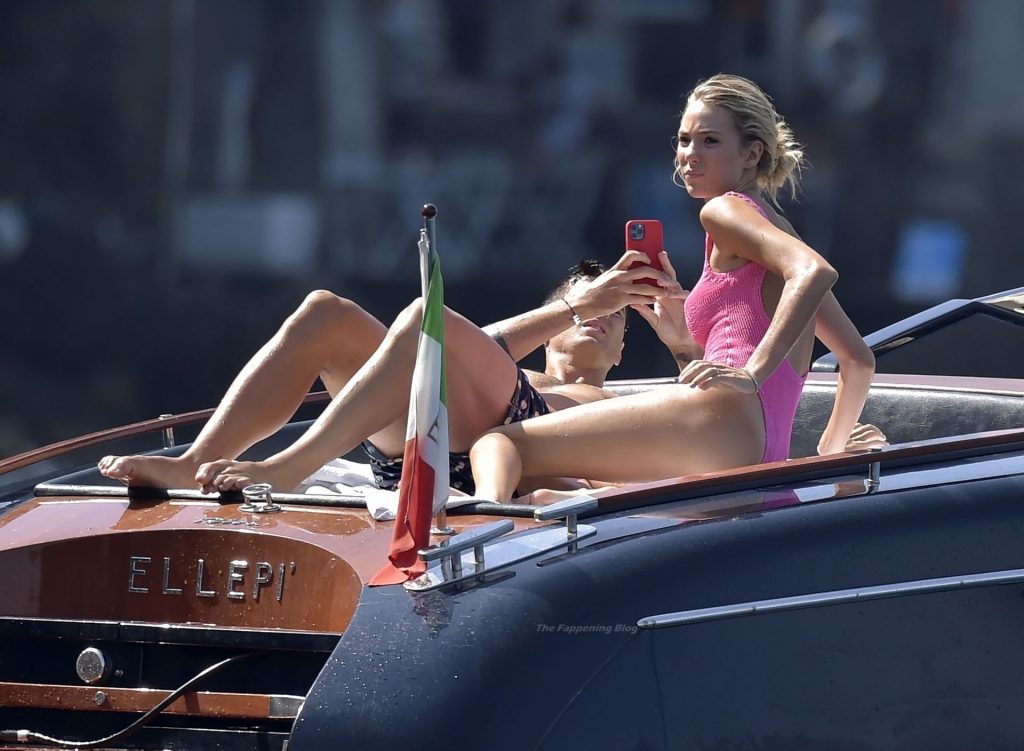 Alice Campello &amp; Alvaro Morata Enjoy Their Romantic Sunshine Break in Portofino (53 Photos)