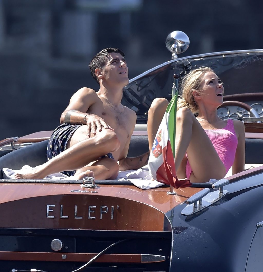 Alice Campello &amp; Alvaro Morata Enjoy Their Romantic Sunshine Break in Portofino (53 Photos)