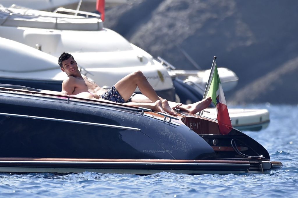 Alice Campello &amp; Alvaro Morata Enjoy Their Romantic Sunshine Break in Portofino (53 Photos)