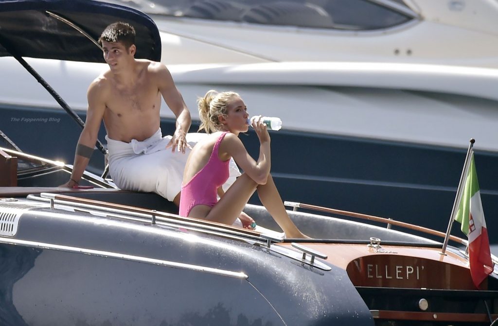 Alice Campello &amp; Alvaro Morata Enjoy Their Romantic Sunshine Break in Portofino (53 Photos)