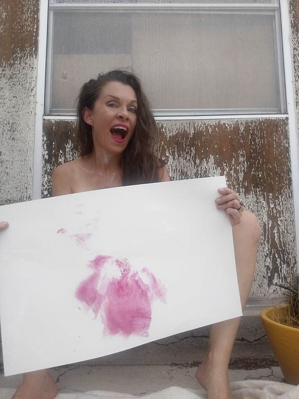 Alicia Arden Tries Her Hand at Painting With Her Nude Tits, Ass and Pussy (50 Photos)