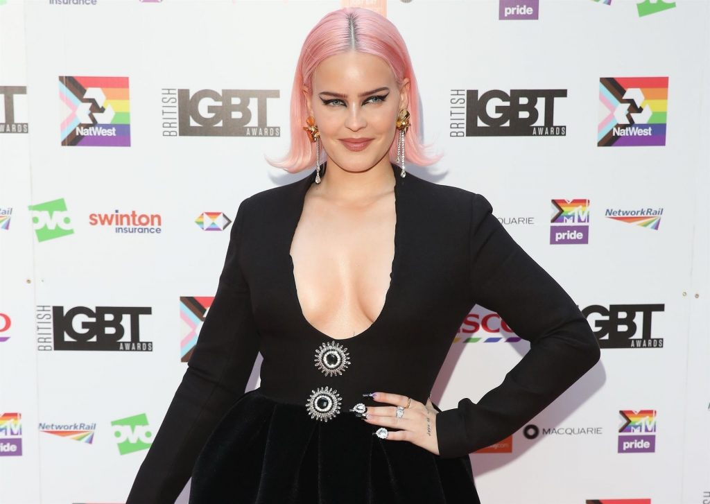 Anne-Marie Shows Off Her Cleavage at the LGBT Awards in London (35 Photos)