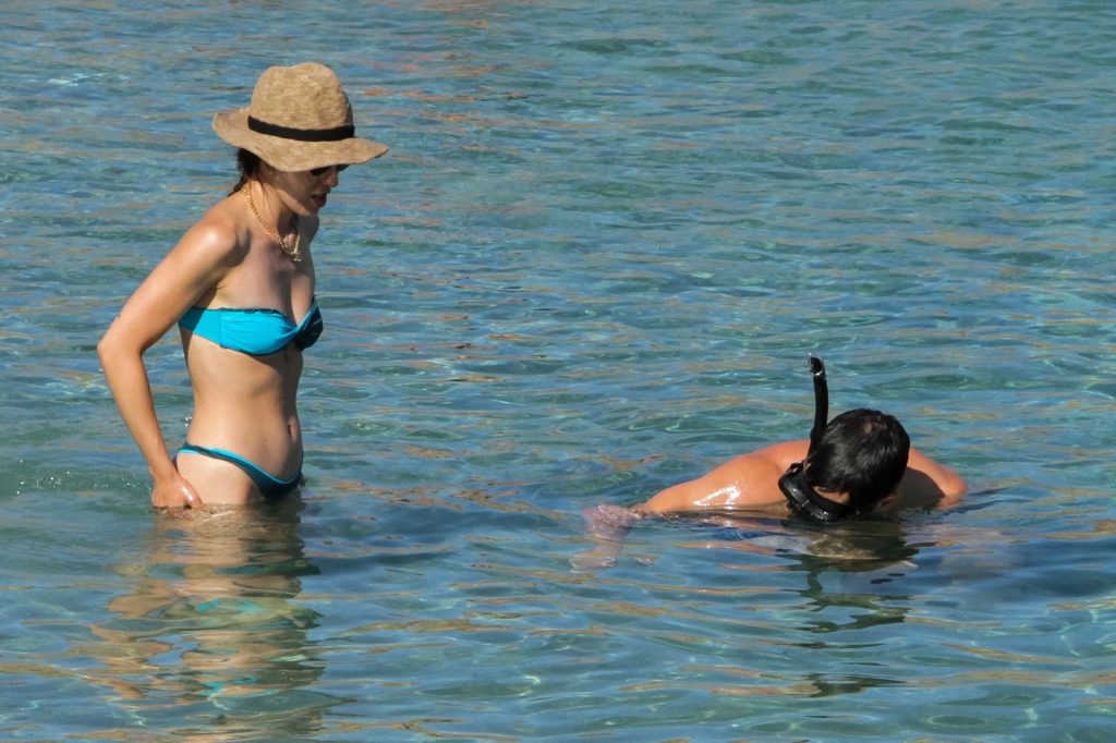 Aurora Ramazzotti is Seen in a Sexy Bikini at the Beach in Greece (48 Photos)