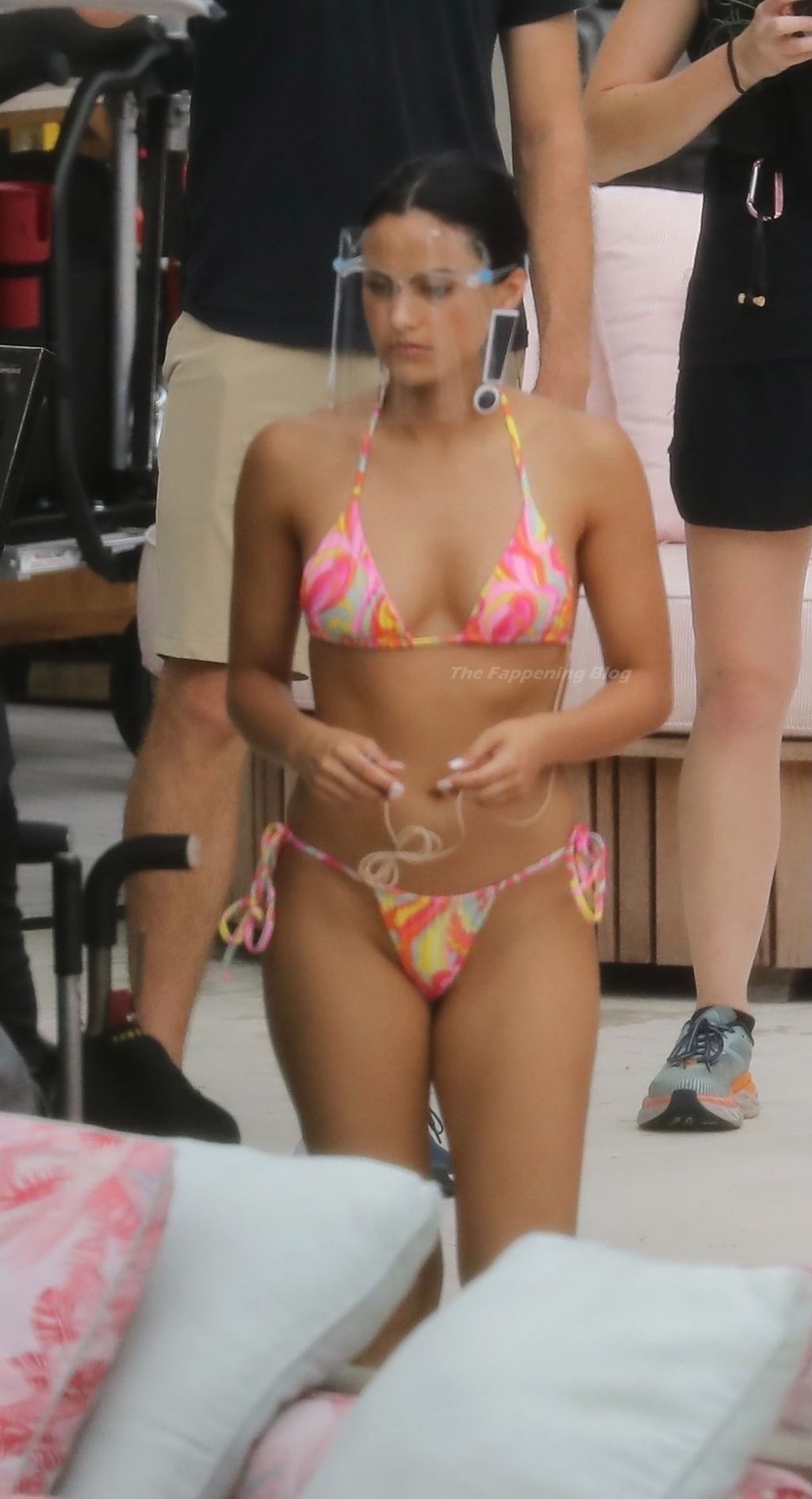 Camila Mendes is Pictured on the Netflix Movie Set of ‘Strangers’ in Miami Beach (73 Photos)