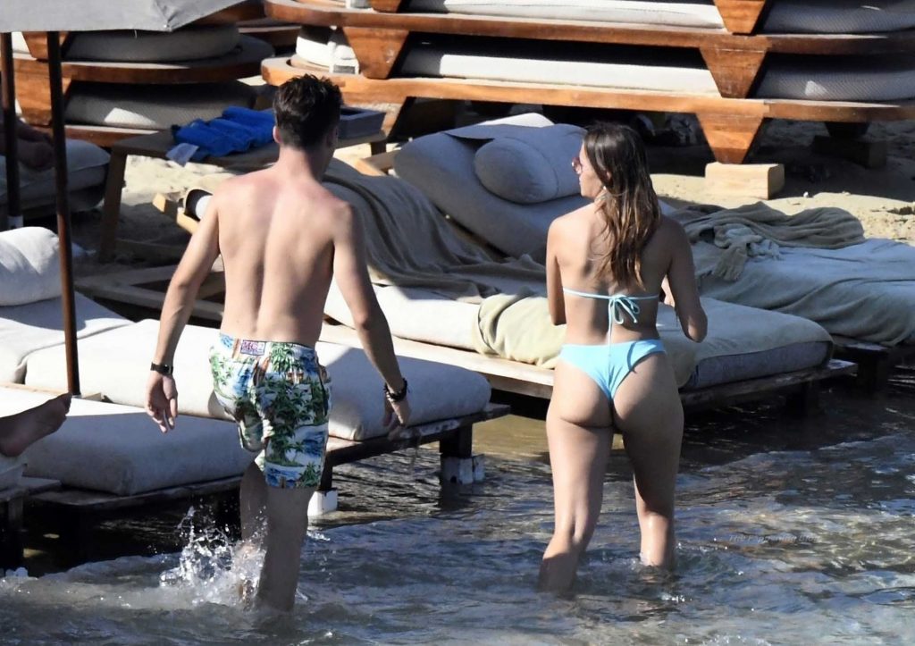 Charlotte Sine Enjoys Her Sun-Soaked Holiday Break with Charles Leclerc in Mykonos (60 Photos)