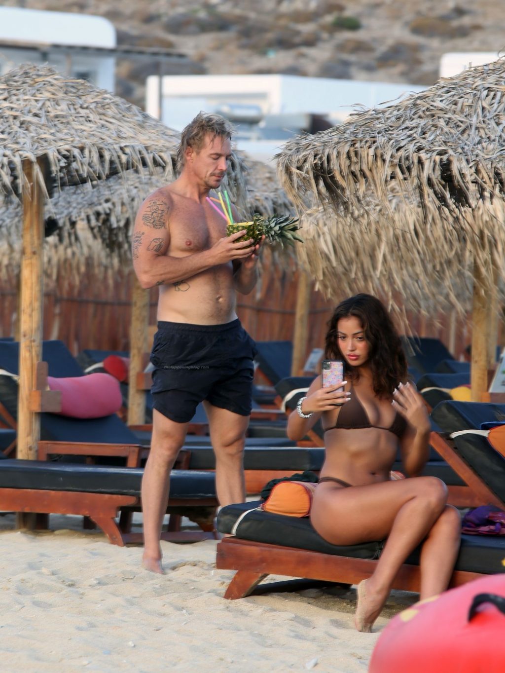 DJ Diplo Visits Elia Water Sports Center with Sexy Girls in Mykonos (15 Photos)