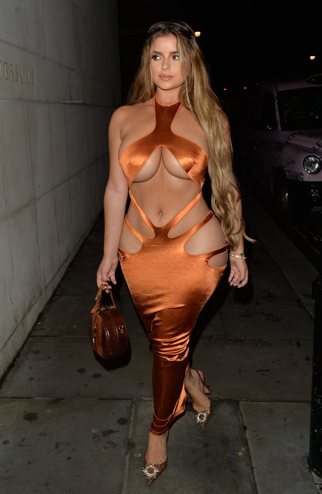 Demi Rose is Seen Arriving at Zuma London for the Launch Party of Her Latest Fashion Range (48 Photos) [Updated]
