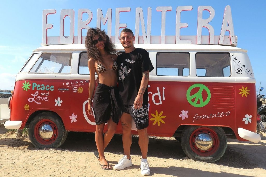 Jessica Aidi &amp; Marco Verratti Enjoy a Day at the Beach While on Their Honeymoon in Mykonos (120 Photos)