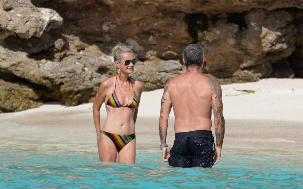 Laeticia Hallyday &amp; Jalil Lespert Enjoy the Turquoise Waters and the Sun of Saint Barthelemy (55 Photos)