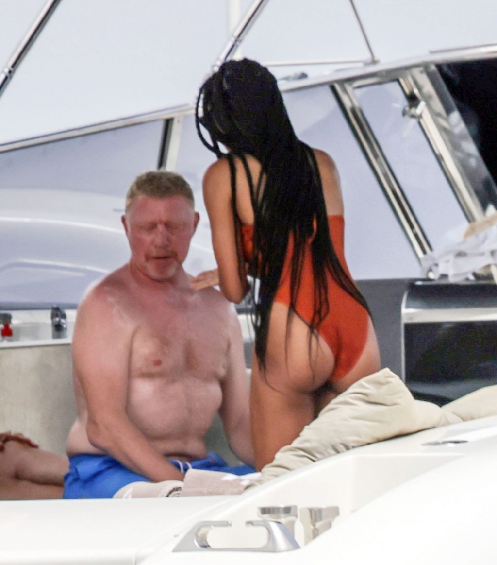 Boris Becker Laps Up the Spanish Sunshine with His Sexy Girlfriend Lilian de Carvalho Monteiro (21 Photos)