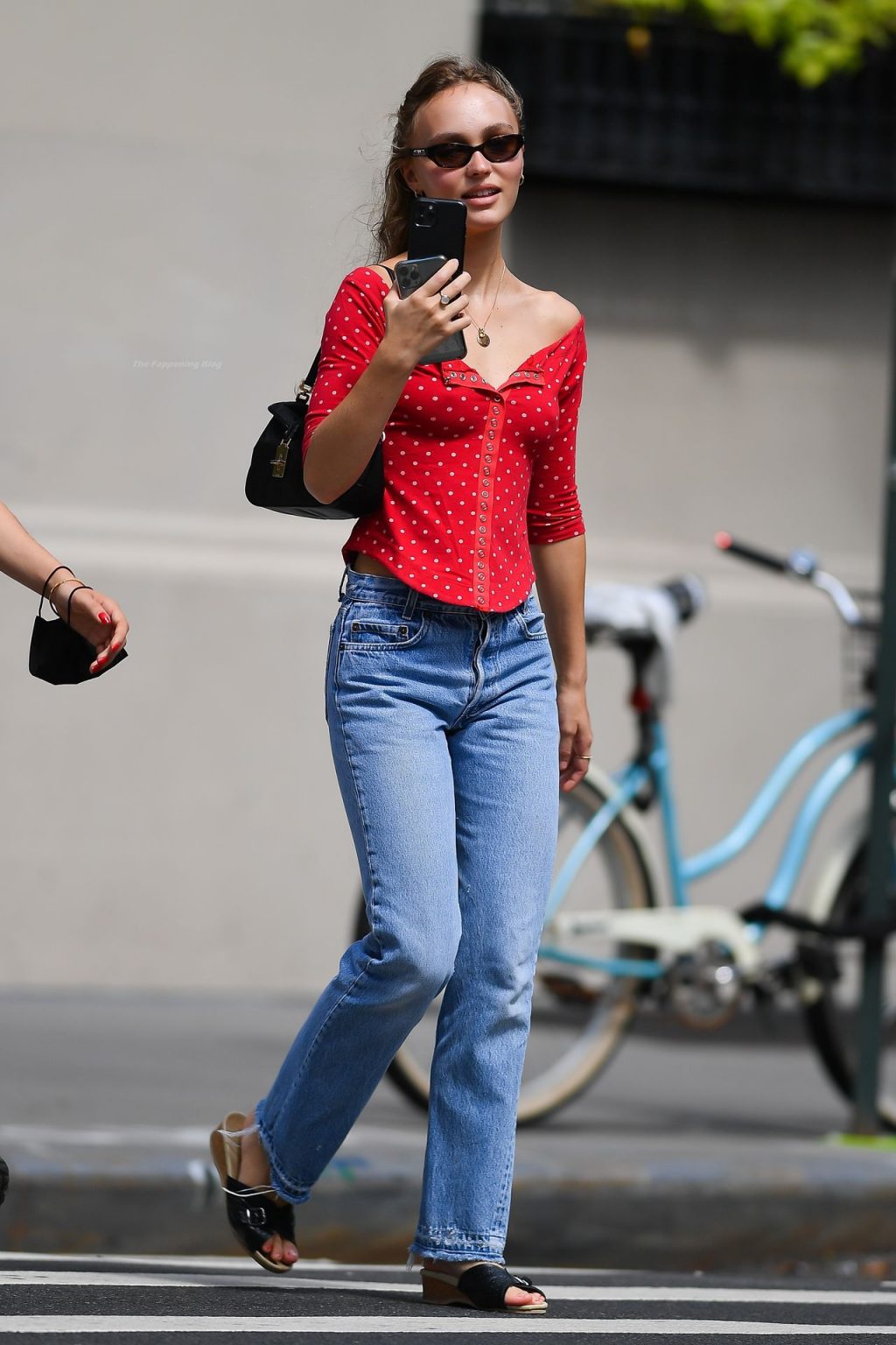 Lily-Rose Depp is Seen Braless in New York City (20 Photos)