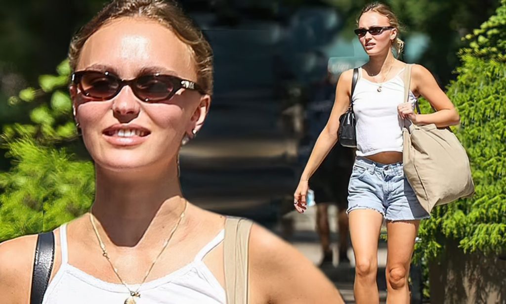 Braless Lily-Rose Depp Walks With a Friend in NYC (25 Photos)