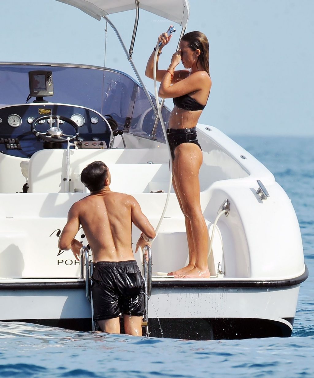 Luz Mendez &amp; Brahim Diaz Show Some PDA Out on Their Holidays in Portofino (26 Photos)