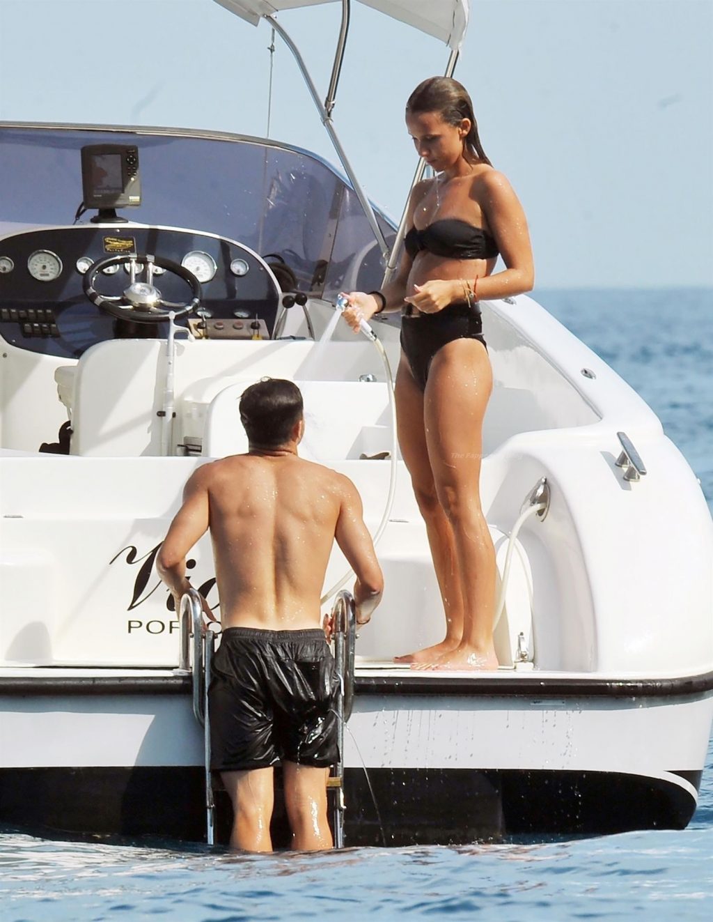 Luz Mendez &amp; Brahim Diaz Show Some PDA Out on Their Holidays in Portofino (26 Photos)