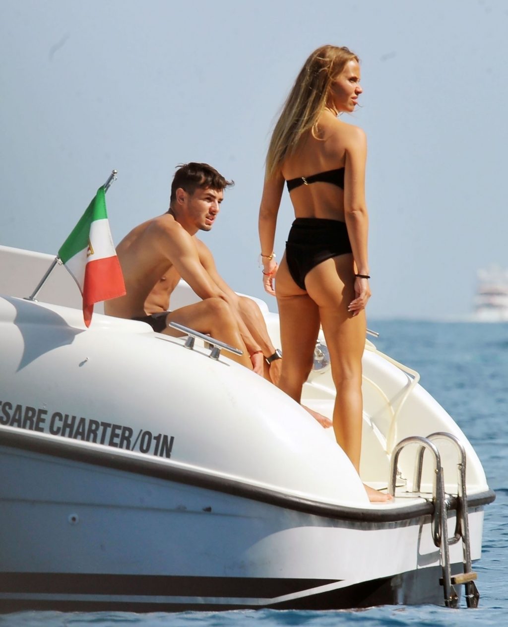 Luz Mendez &amp; Brahim Diaz Show Some PDA Out on Their Holidays in Portofino (26 Photos)