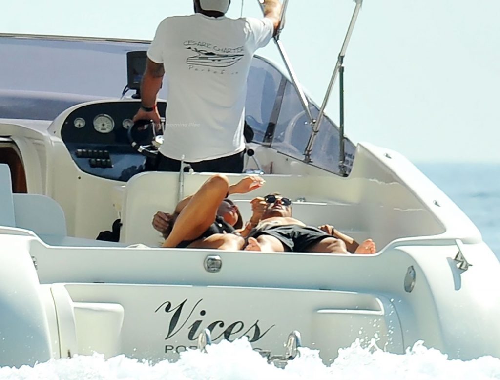 Luz Mendez &amp; Brahim Diaz Show Some PDA Out on Their Holidays in Portofino (26 Photos)