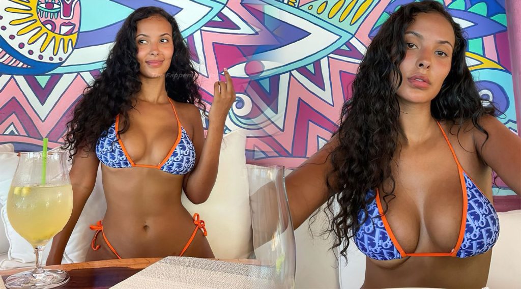 Maya Jama Looks Sexy in a Tiny Bikini (8 Photos)