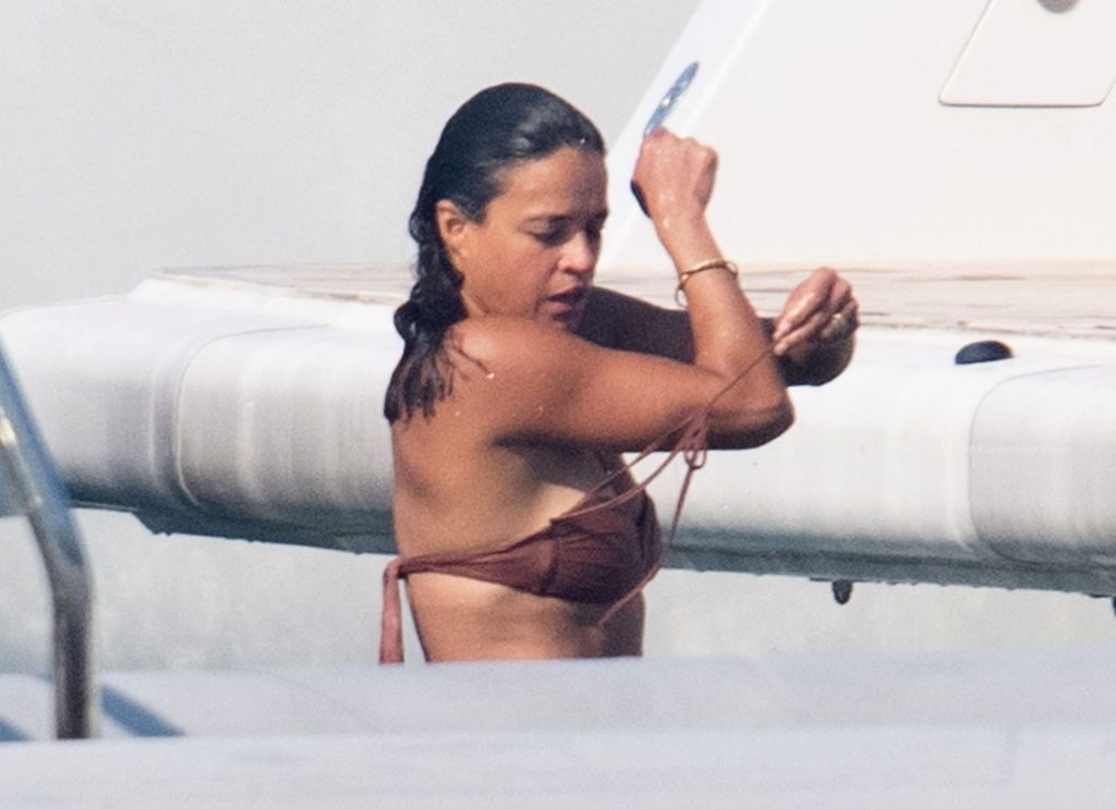 Michelle Rodriguez Soaks Up the Hot Italian Sunshine Out on Holiday in Porto Cervo (117 Photos)