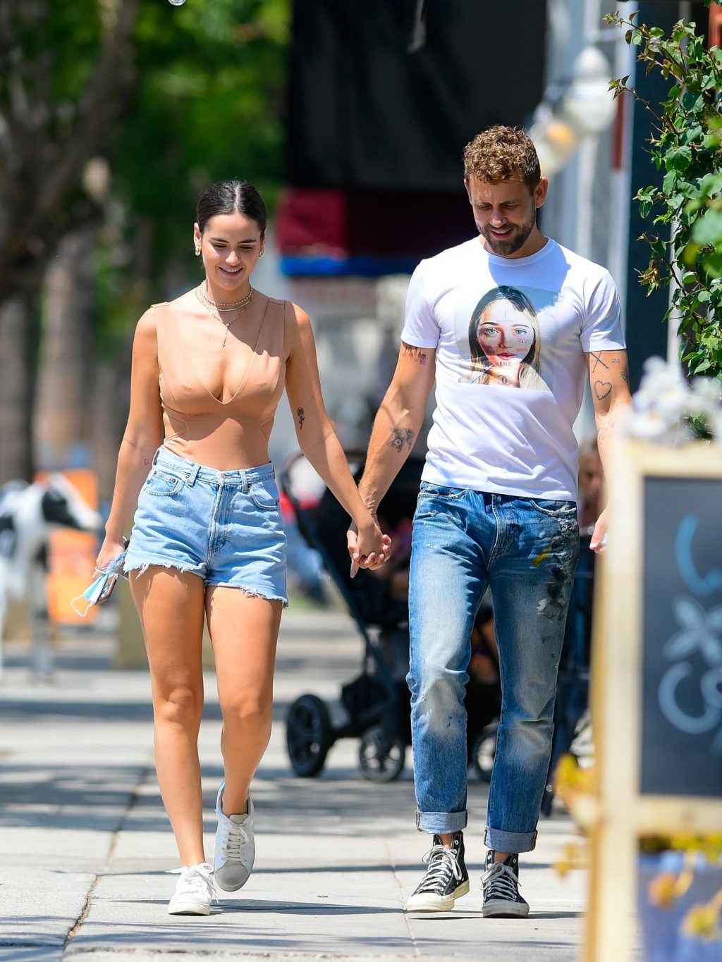 Natalie Joy &amp; Nick Viall Join Hands for Lunch in Studio City (49 Photos)