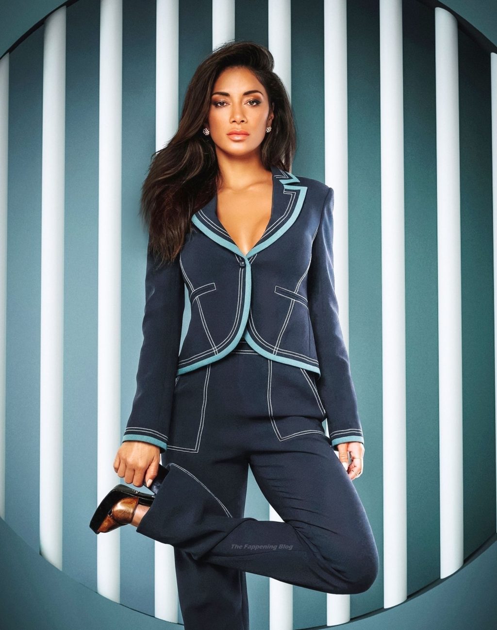Nicole Scherzinger Looks Glamorous in a Suit as She Poses For a Shoot (7 Photos)