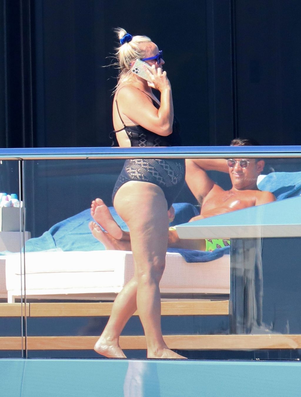 Paige Laurie is Spotted Onboard the Mega Yacht ‘Kaos’ Out in Cannes (34 Photos)
