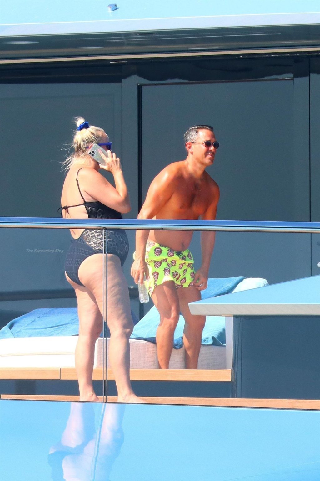 Paige Laurie is Spotted Onboard the Mega Yacht ‘Kaos’ Out in Cannes (34 Photos)